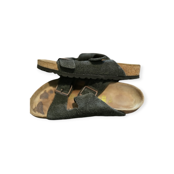 Birkenstock Arizona sandals in mocha brown suede leather 38 - Picture 5 of 7